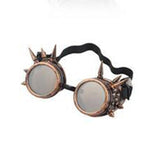 Vintage Steampunk Cyber Goggles 3D Skull Lens Sunglasses