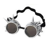 Vintage Steampunk Cyber Goggles 3D Skull Lens Sunglasses